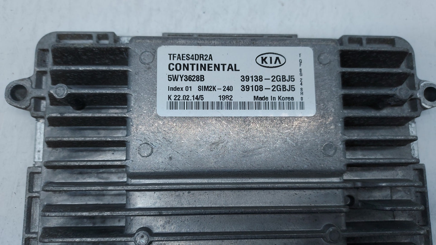 2014-2015 Kia Optima PCM Engine Control Computer ECU ECM PCU OEM P/N:39138-2GBJ5 39108-2GBJ5 Fits Fits 2014 2015 OEM Used Au