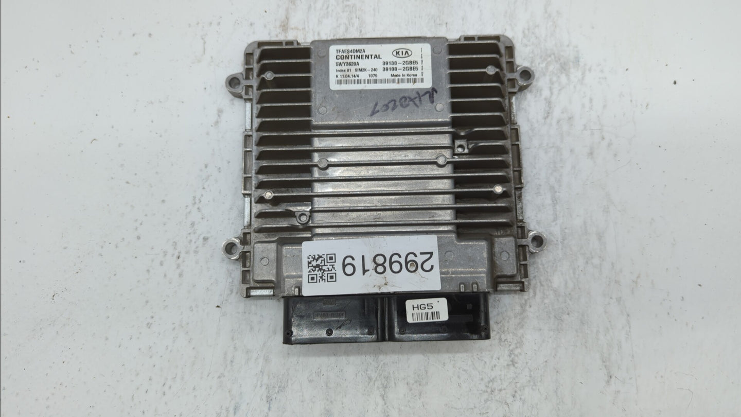 2014-2015 Kia Optima PCM Engine Control Computer ECU ECM PCU OEM P/N:39138-2GBE5 39108-2GBE5, 39138-2GBE6 Fits Fits 2014 201