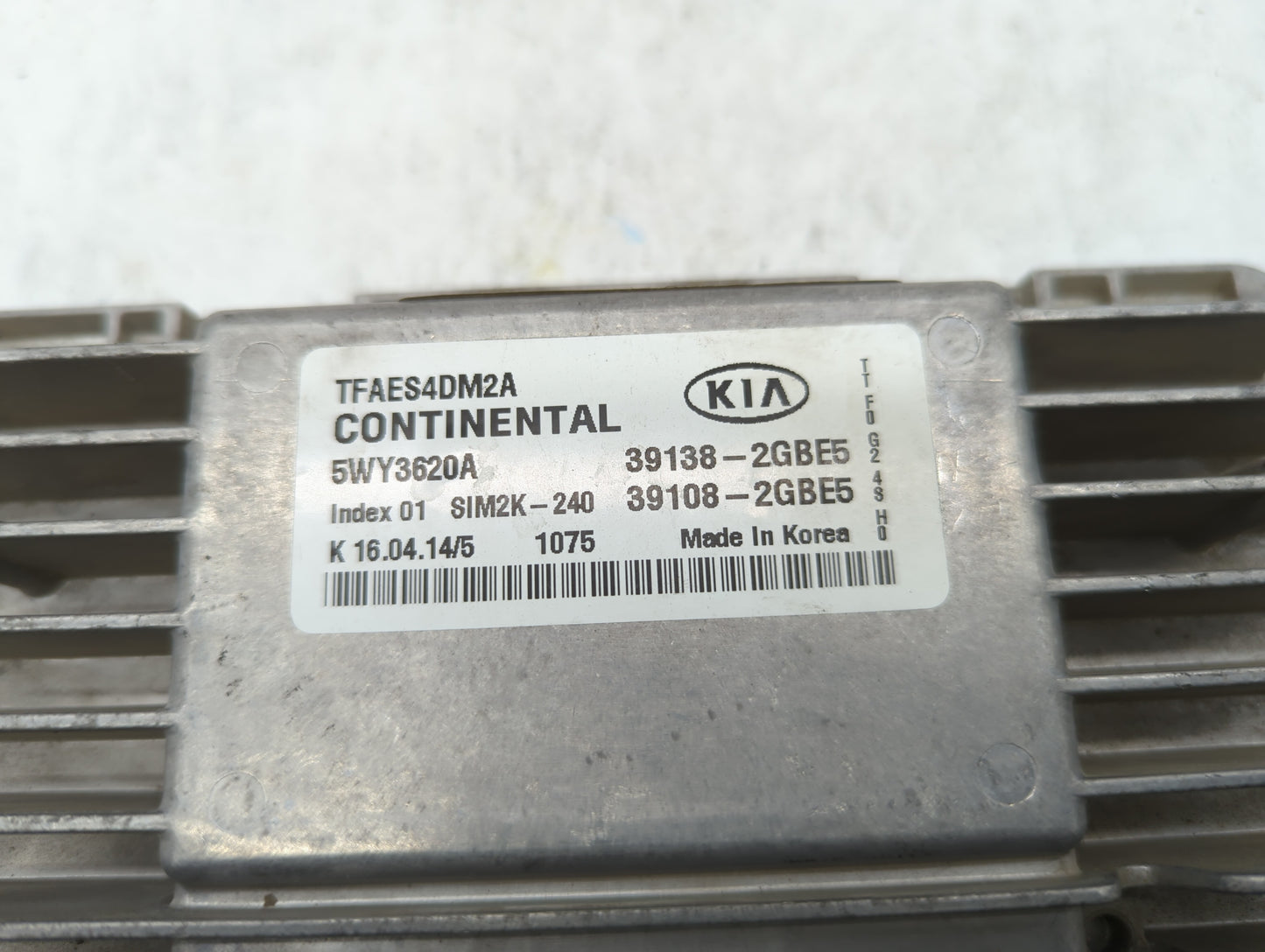 2014-2015 Kia Optima PCM Engine Control Computer ECU ECM PCU OEM P/N:39138-2GBE5 39108-2GBE5, 39138-2GBE6 Fits Fits 2014 201