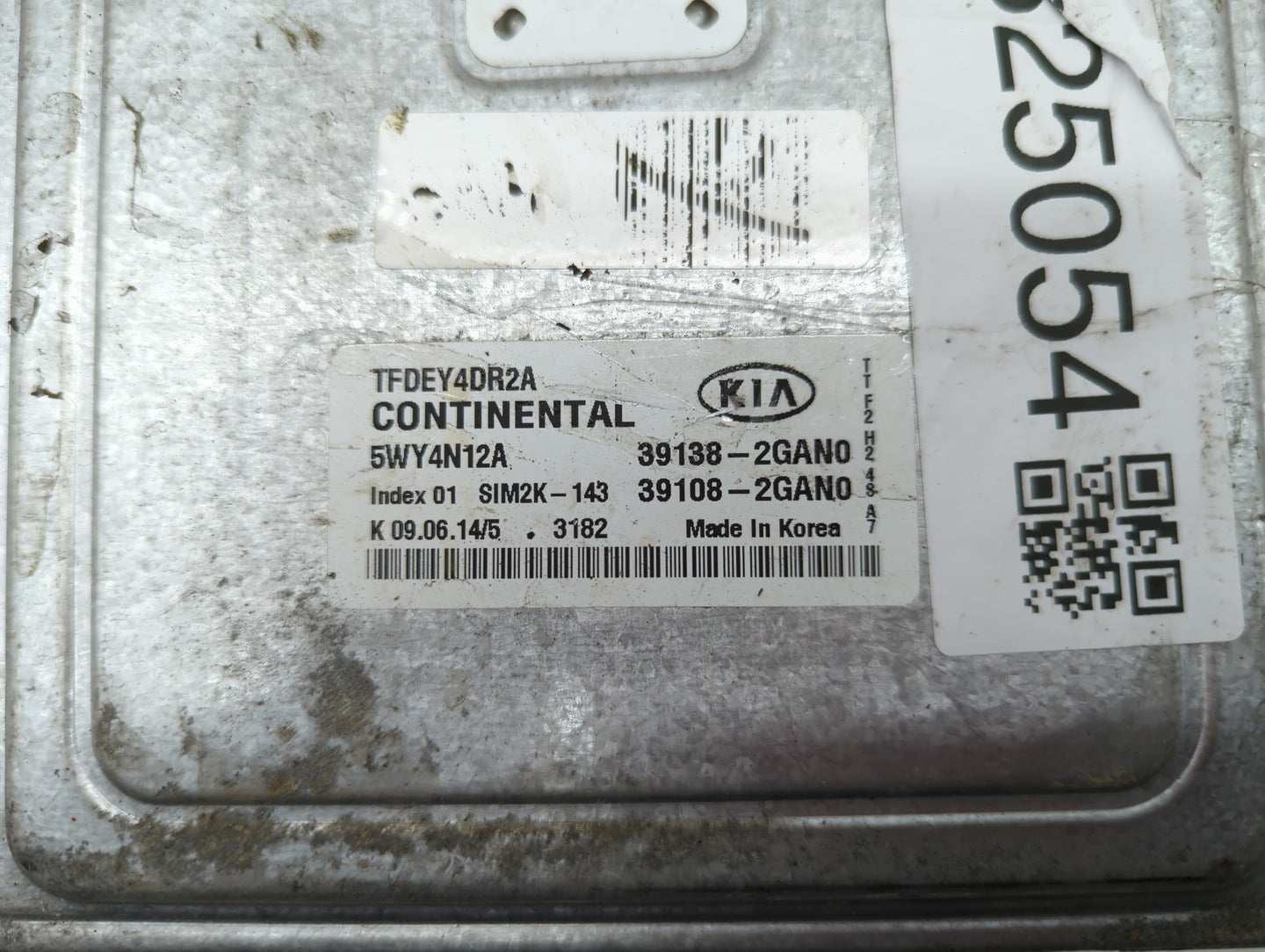 2014 Kia Optima PCM Engine Control Computer ECU ECM PCU OEM P/N:39138-2GAN0 39108-2GAN0 Fits OEM Used Auto Parts - Oemusedau