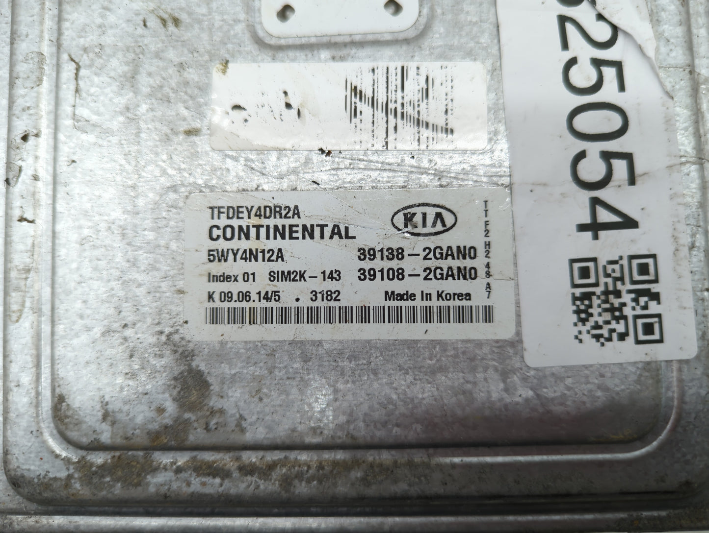 2014 Kia Optima PCM Engine Control Computer ECU ECM PCU OEM P/N:39138-2GAN0 39108-2GAN0 Fits OEM Used Auto Parts - Oemusedau