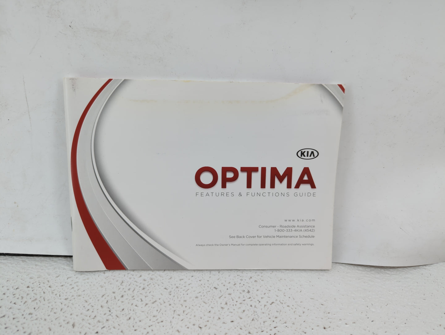 2014 Kia Optima Owners Manual Book Guide OEM Used Auto Parts - Oemusedautoparts1.com