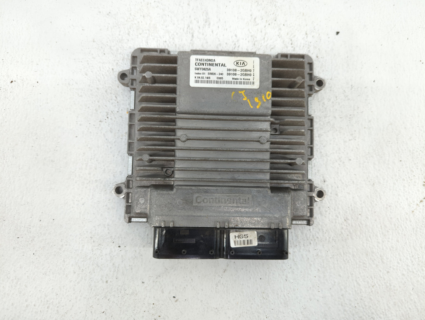 2014-2015 Kia Optima PCM Engine Control Computer ECU ECM PCU OEM P/N:39138-2GBH0 39108-2GBH0, 391382GBH0 Fits Fits 2014 2015