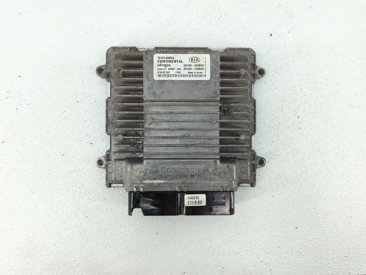 2014-2015 Kia Optima PCM Engine Control Computer ECU ECM PCU OEM P/N:39138-2GBH0 39108-2GBH0, 391382GBH0 Fits Fits 2014 2015