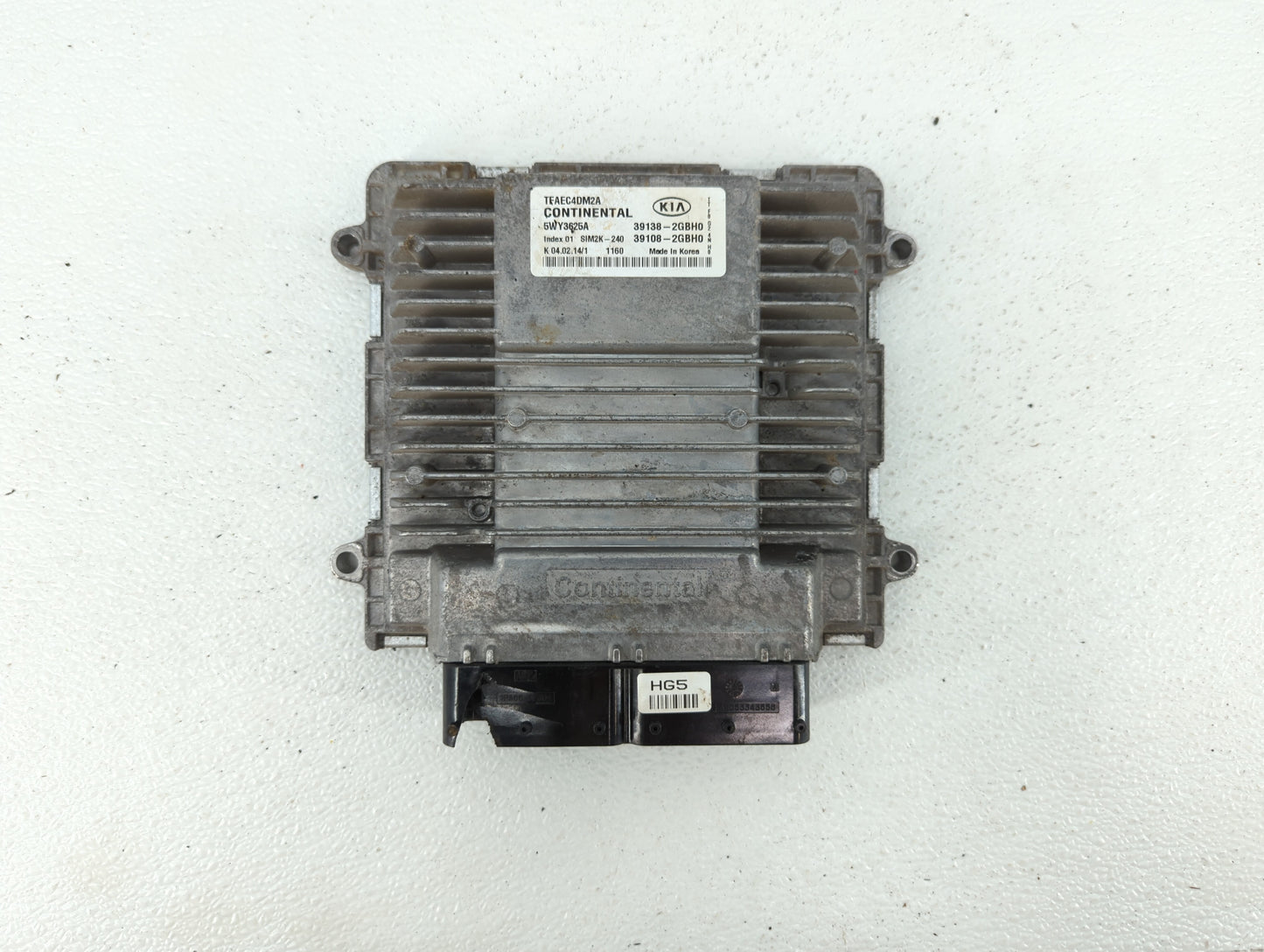 2014-2015 Kia Optima PCM Engine Control Computer ECU ECM PCU OEM P/N:39138-2GBH0 39108-2GBH0, 391382GBH0 Fits Fits 2014 2015