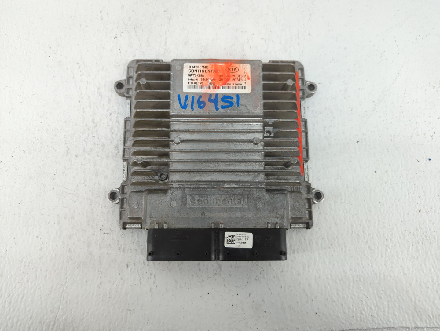 2014-2015 Kia Optima PCM Engine Control Computer ECU ECM PCU OEM P/N:39138-2GBE5 39108-2GBE5, 39138-2GBE6 Fits Fits 2014 201