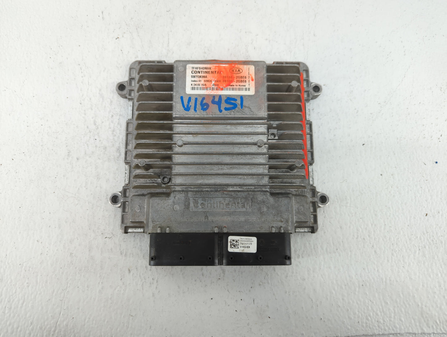 2014-2015 Kia Optima PCM Engine Control Computer ECU ECM PCU OEM P/N:39138-2GBE5 39108-2GBE5, 39138-2GBE6 Fits Fits 2014 201