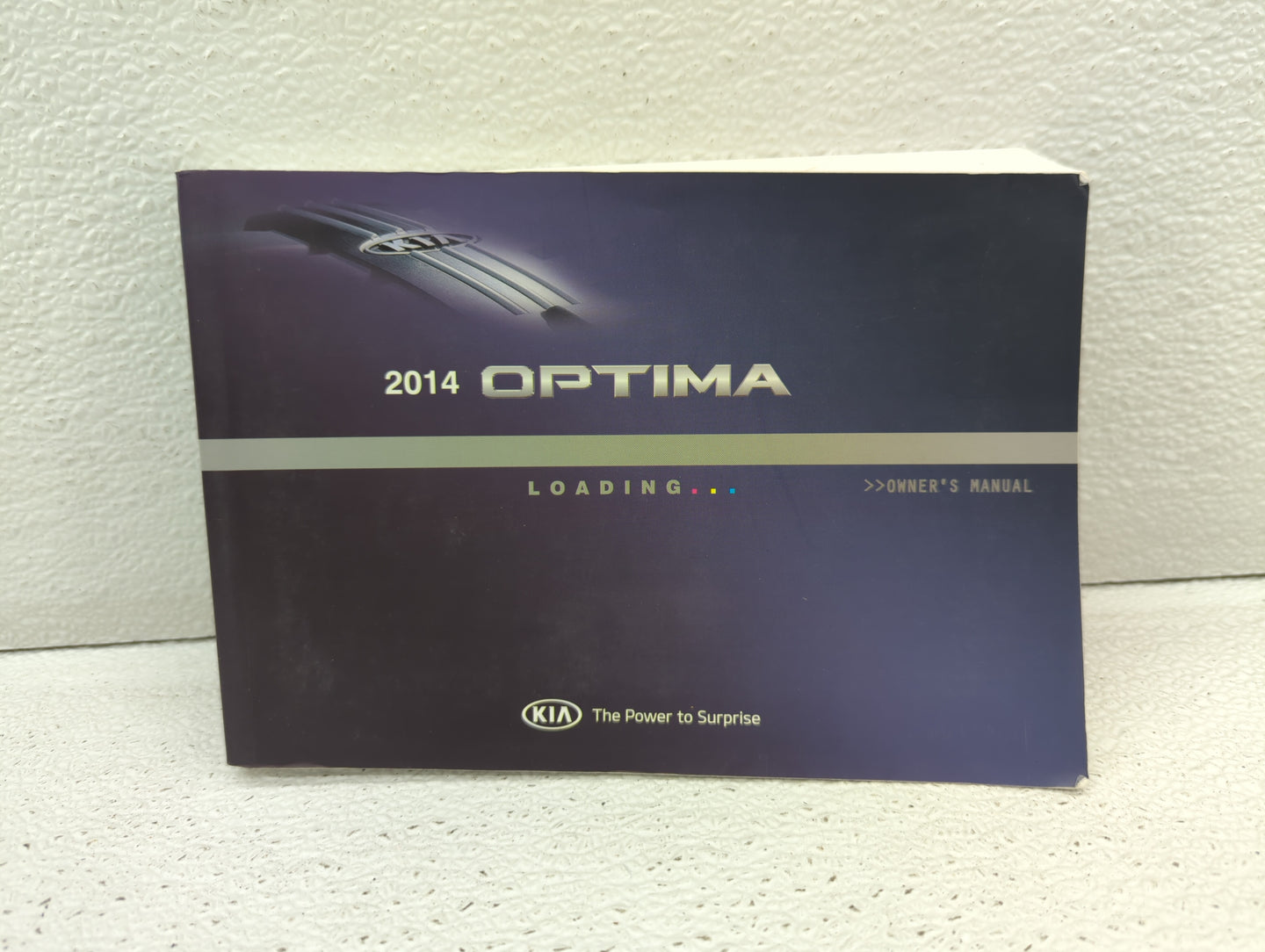 2014 Kia Optima Owners Manual Book Guide OEM Used Auto Parts - Oemusedautoparts1.com