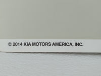 2014 Kia Optima Owners Manual Book Guide OEM Used Auto Parts - Oemusedautoparts1.com