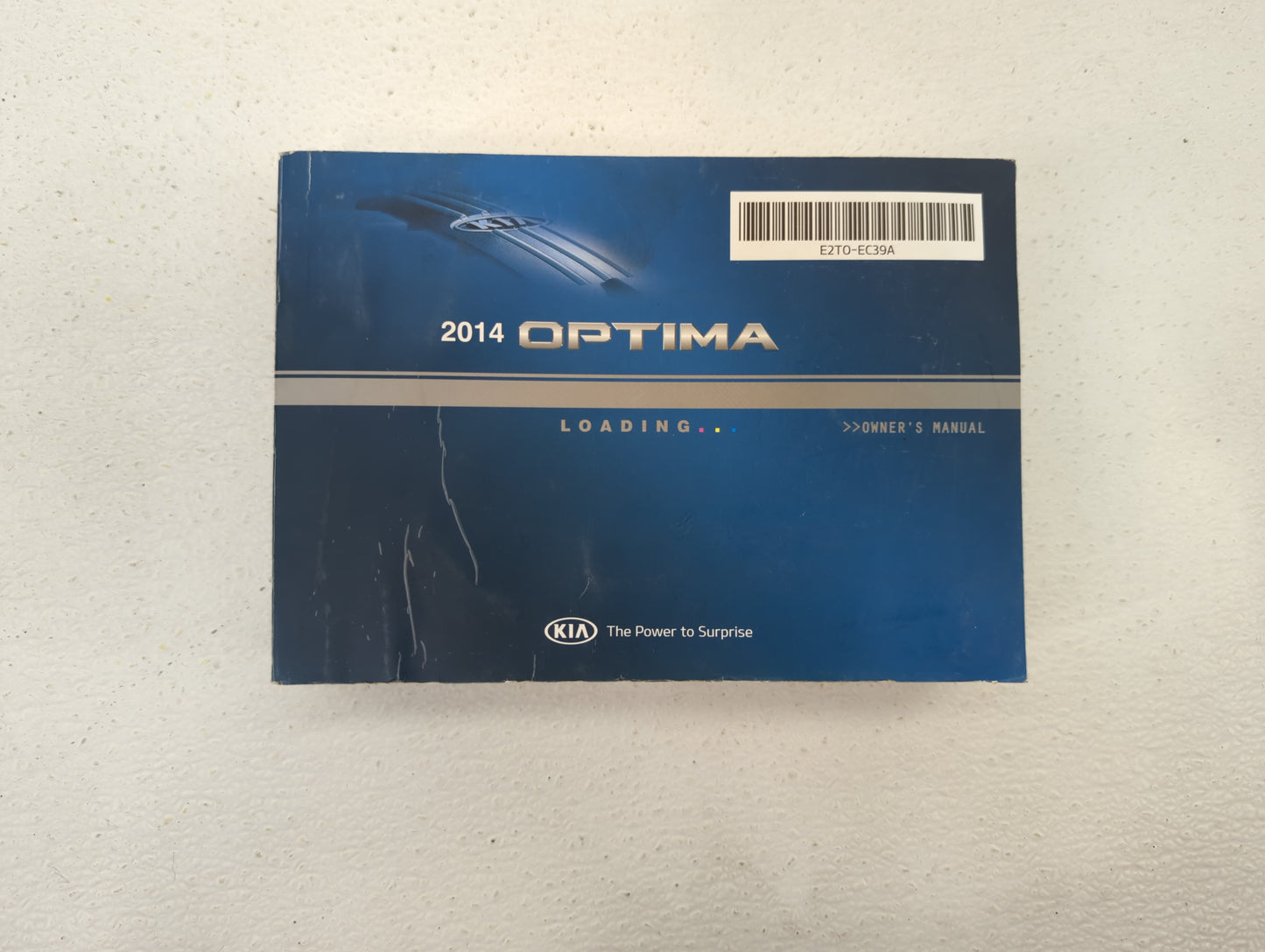 2014 Kia Optima Owners Manual Book Guide OEM Used Auto Parts - Oemusedautoparts1.com