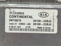 2014-2015 Kia Optima PCM Engine Control Computer ECU ECM PCU OEM P/N:39108-2GBJ0 39138-2GBJ0 Fits Fits 2014 2015 OEM Used Au