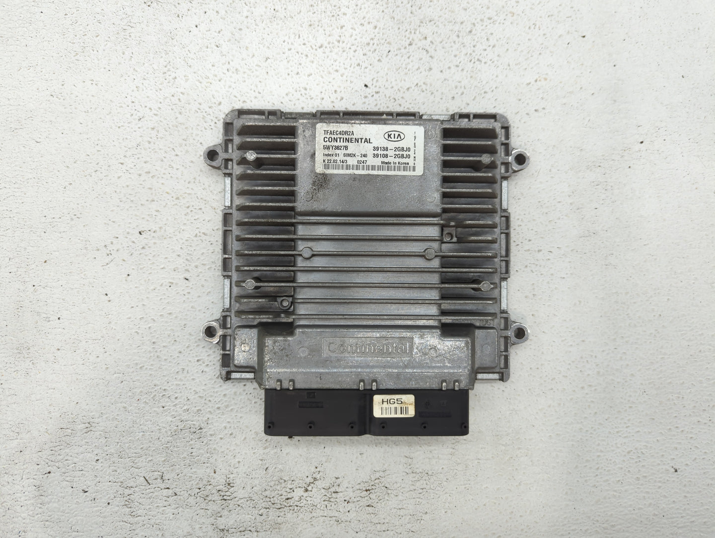 2014-2015 Kia Optima PCM Engine Control Computer ECU ECM PCU OEM P/N:39108-2GBJ0 39138-2GBJ0 Fits Fits 2014 2015 OEM Used Au