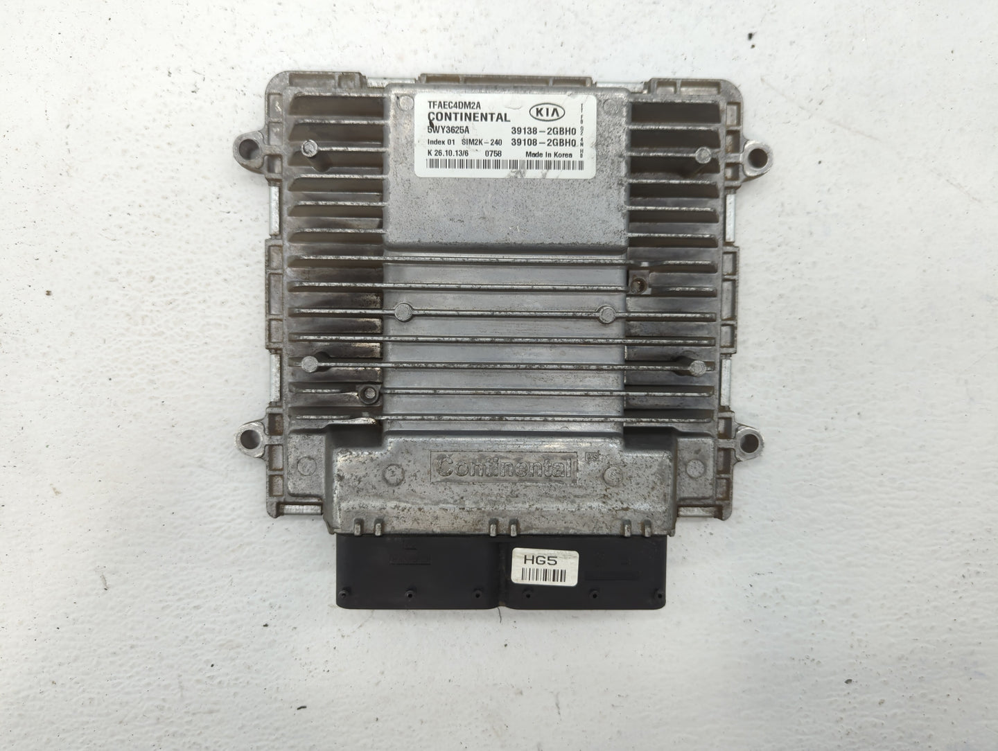 2014-2015 Kia Optima PCM Engine Control Computer ECU ECM PCU OEM P/N:39138-2GBH0 39108-2GBH0 Fits Fits 2014 2015 OEM Used Au
