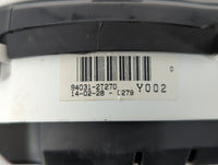 2014-2015 Kia Optima Instrument Cluster Speedometer Gauges P/N:94041-2T460 94031-2T270 Fits Fits 2014 2015 OEM Used Auto Par