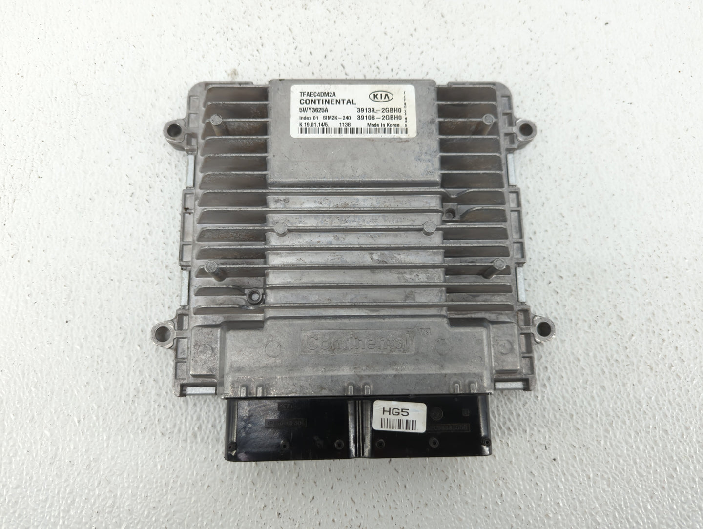 2014-2015 Kia Optima PCM Engine Control Computer ECU ECM PCU OEM P/N:39138-2GBH0 39108-2GBH0 Fits Fits 2014 2015 OEM Used Au