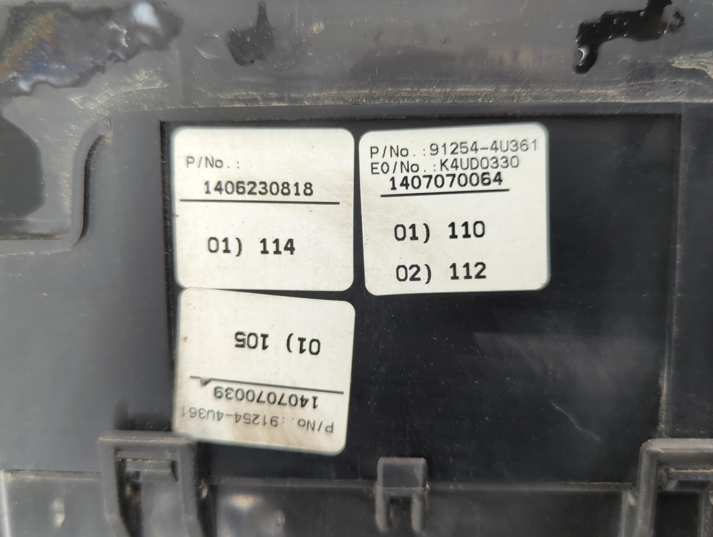 2016 Kia Optima Fusebox Fuse Box Panel Relay Module P/N:91245-4U361 91254-4U431, 91956-2T820 Fits OEM Used Auto Parts - Oemu