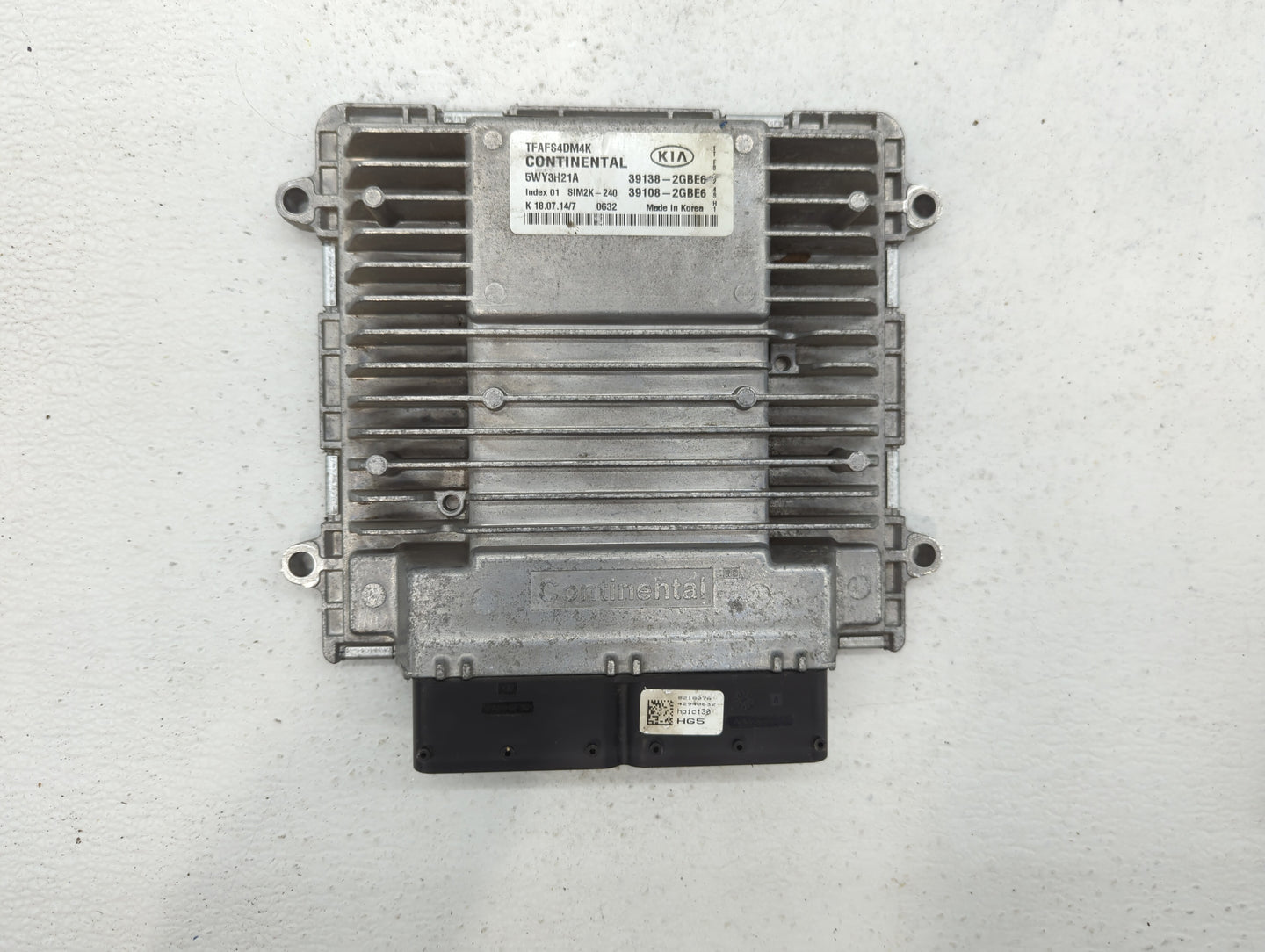 2014-2015 Kia Optima PCM Engine Control Computer ECU ECM PCU OEM P/N:39108-2GBE6 39138-2GBE6, 39108-2GBJ6 Fits Fits 2014 201