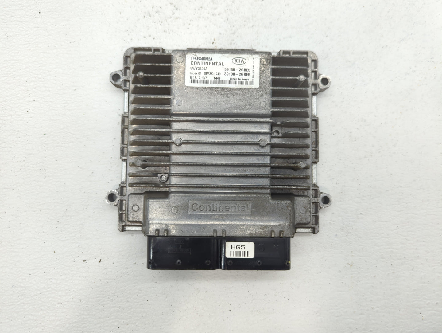 2014-2015 Kia Optima PCM Engine Control Computer ECU ECM PCU OEM P/N:39108-2GBE6 39138-2GBE6, 39108-2GBJ6 Fits Fits 2014 201