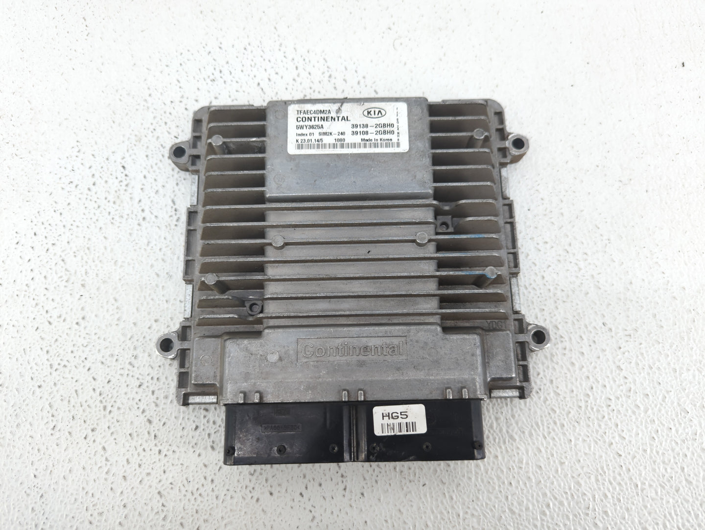 2014-2015 Kia Optima PCM Engine Control Computer ECU ECM PCU OEM P/N:39138-2GBH0 39108-2GBH0 Fits Fits 2014 2015 OEM Used Au