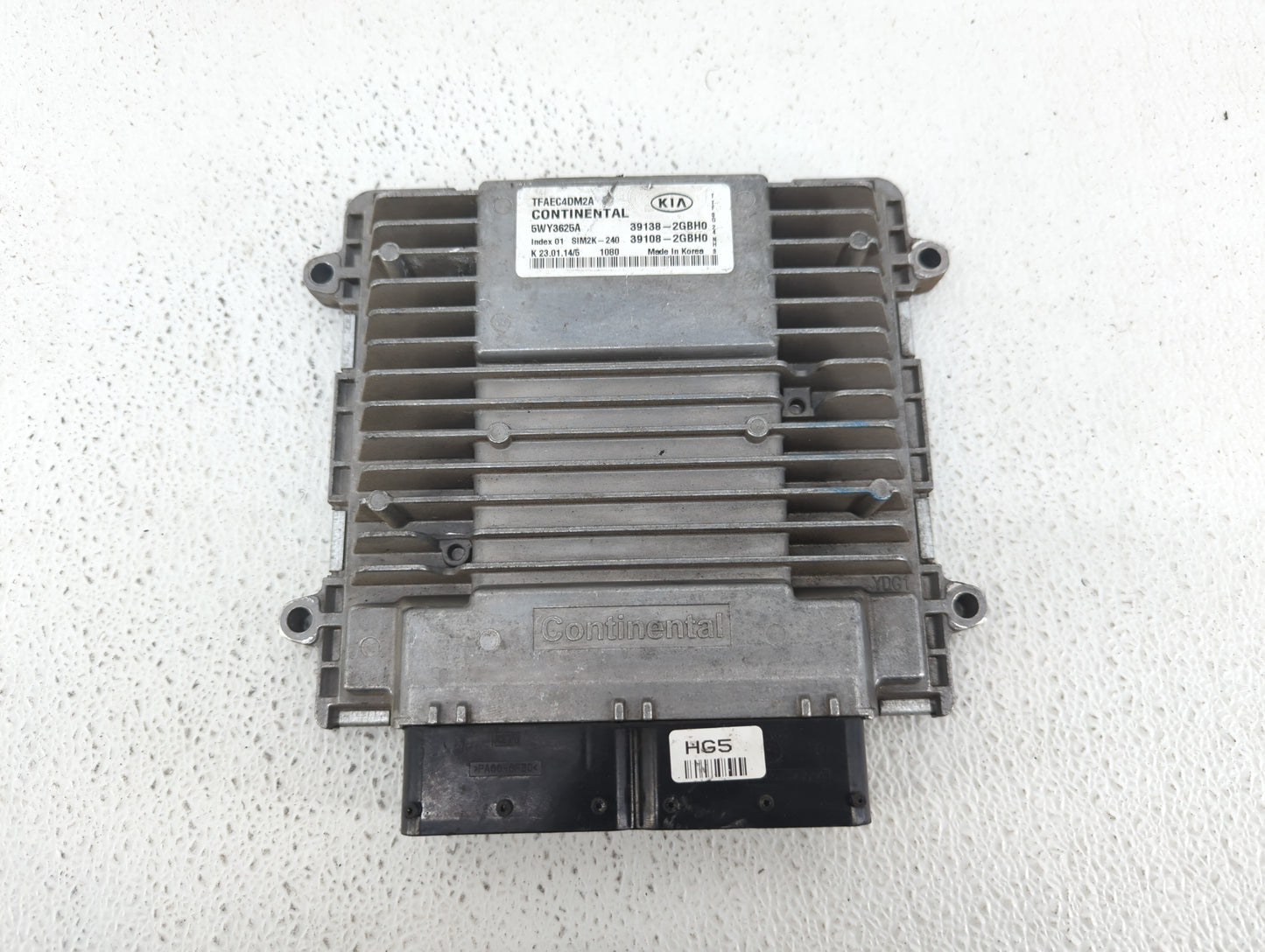 2014-2015 Kia Optima PCM Engine Control Computer ECU ECM PCU OEM P/N:39138-2GBH0 39108-2GBH0 Fits Fits 2014 2015 OEM Used Au
