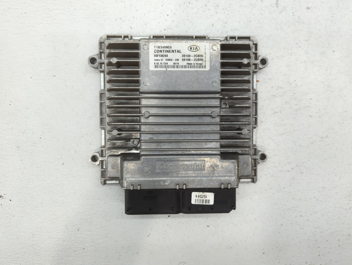 2014-2015 Kia Optima PCM Engine Control Computer ECU ECM PCU OEM P/N:39138-2GBH5 Fits 2014 2015 OEM Used Auto Parts - Oemuse