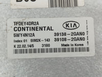 2014 Kia Optima PCM Engine Control Computer ECU ECM PCU OEM P/N:39138-2GAN0 39108-2GAN0 Fits OEM Used Auto Parts - Oemusedau