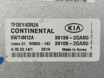 compare product 2014-2015 Kia Optima PCM Engine Control Computer ECU ECM PCU OEM P/N:39108-2GAN0 39138-2GAN0, 39108-2GBH1 Fits Fits 2014 2015 OEM Used Auto Parts