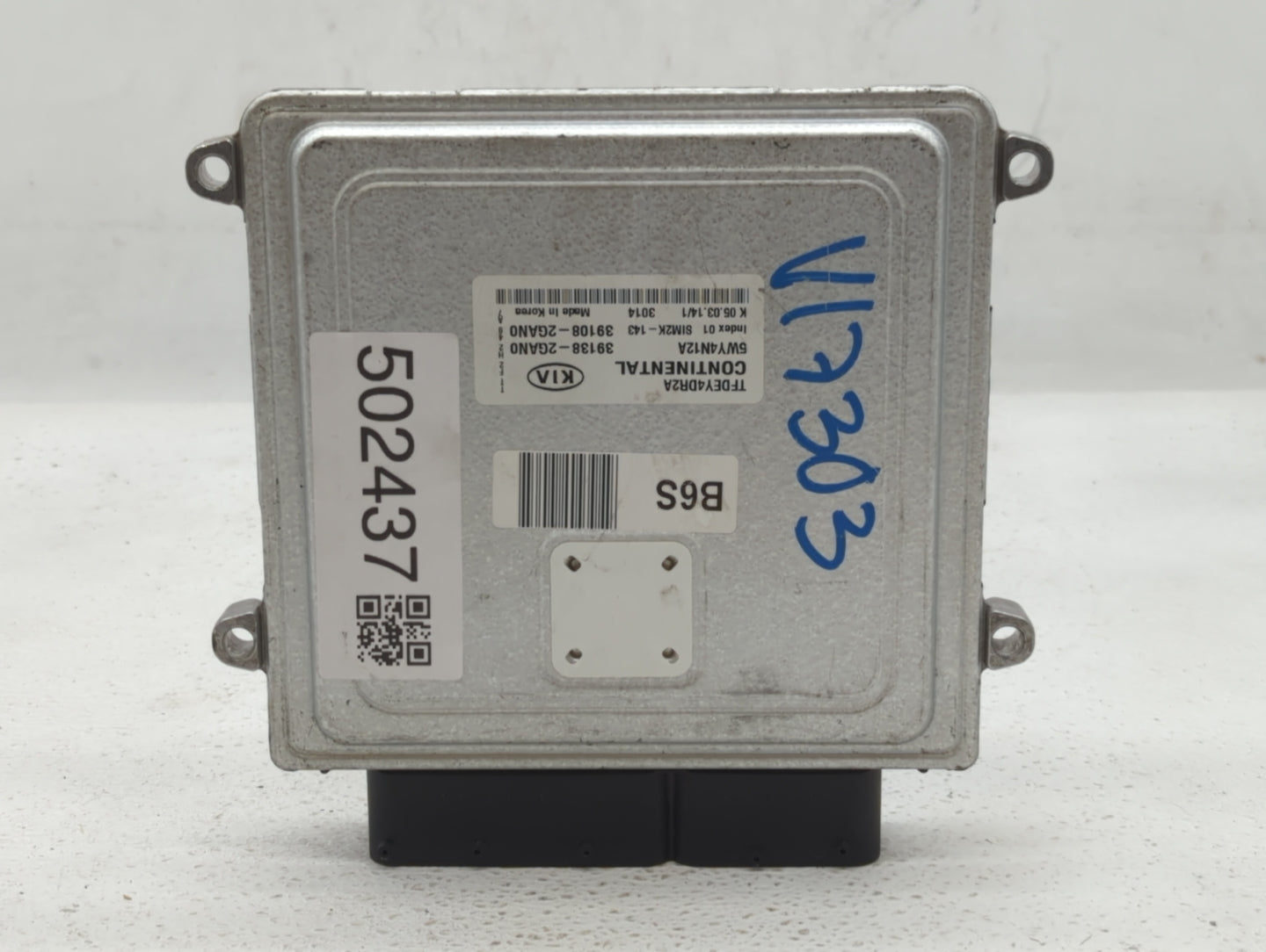 2014-2015 Kia Optima PCM Engine Control Computer ECU ECM PCU OEM P/N:39108-2GAN0 39138-2GAN0, 39108-2GBH1 Fits Fits 2014 201