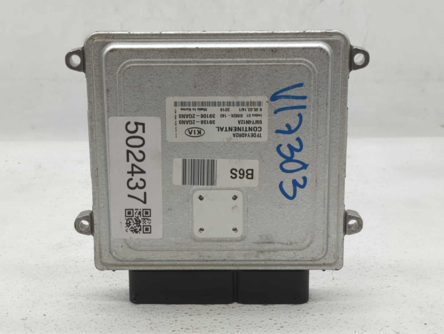 2014-2015 Kia Optima PCM Engine Control Computer ECU ECM PCU OEM P/N:39108-2GAN0 39138-2GAN0, 39108-2GBH1 Fits Fits 2014 201