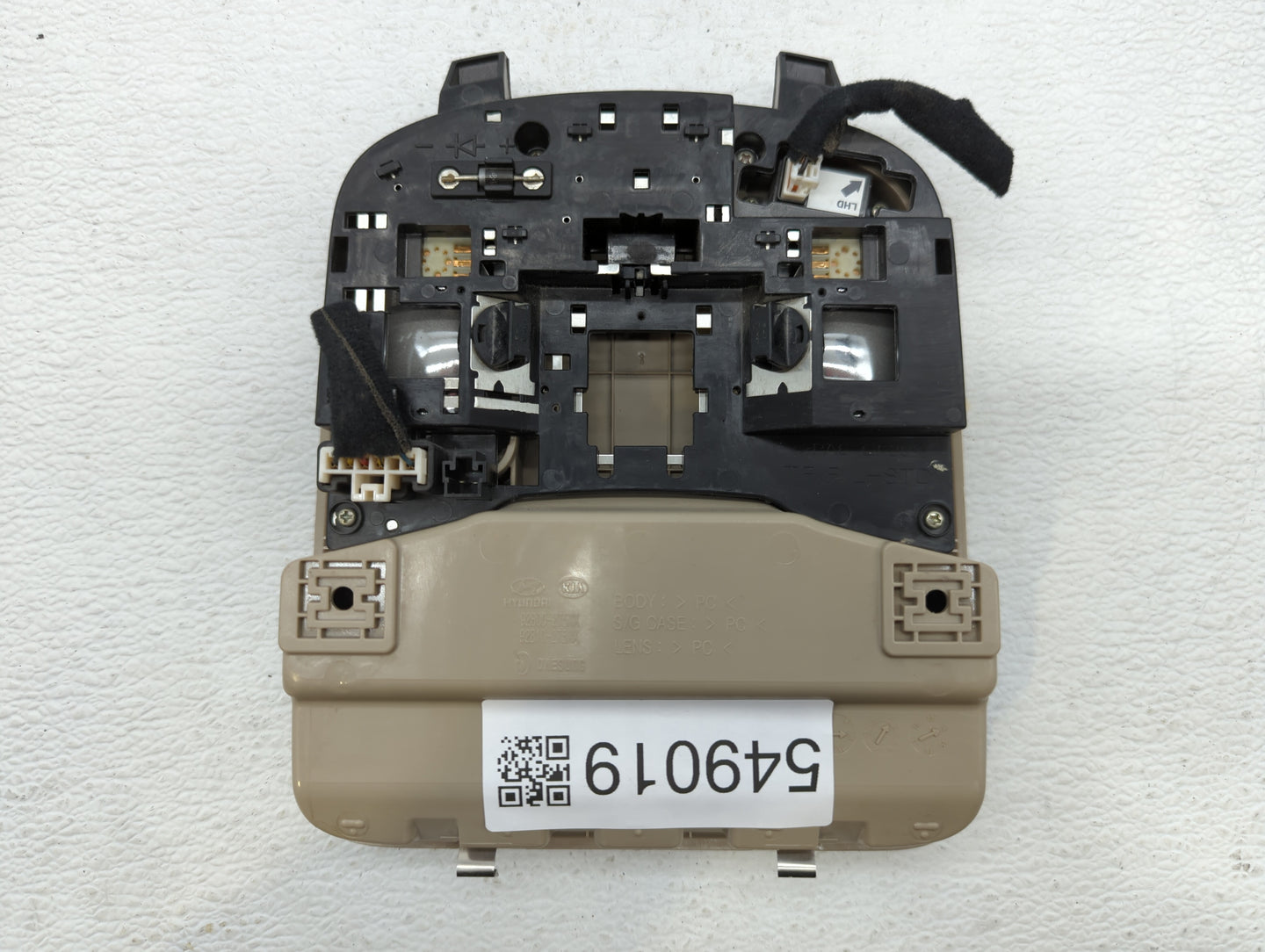 2014 Kia Optima Overhead Roof Console - Oemusedautoparts1.com