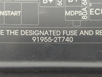 2014-2015 Kia Optima Fusebox Fuse Box Panel Relay Module P/N:91955-2T740 91955-2T730 912504C860 91955-2T740 Fits Fits 2014 2
