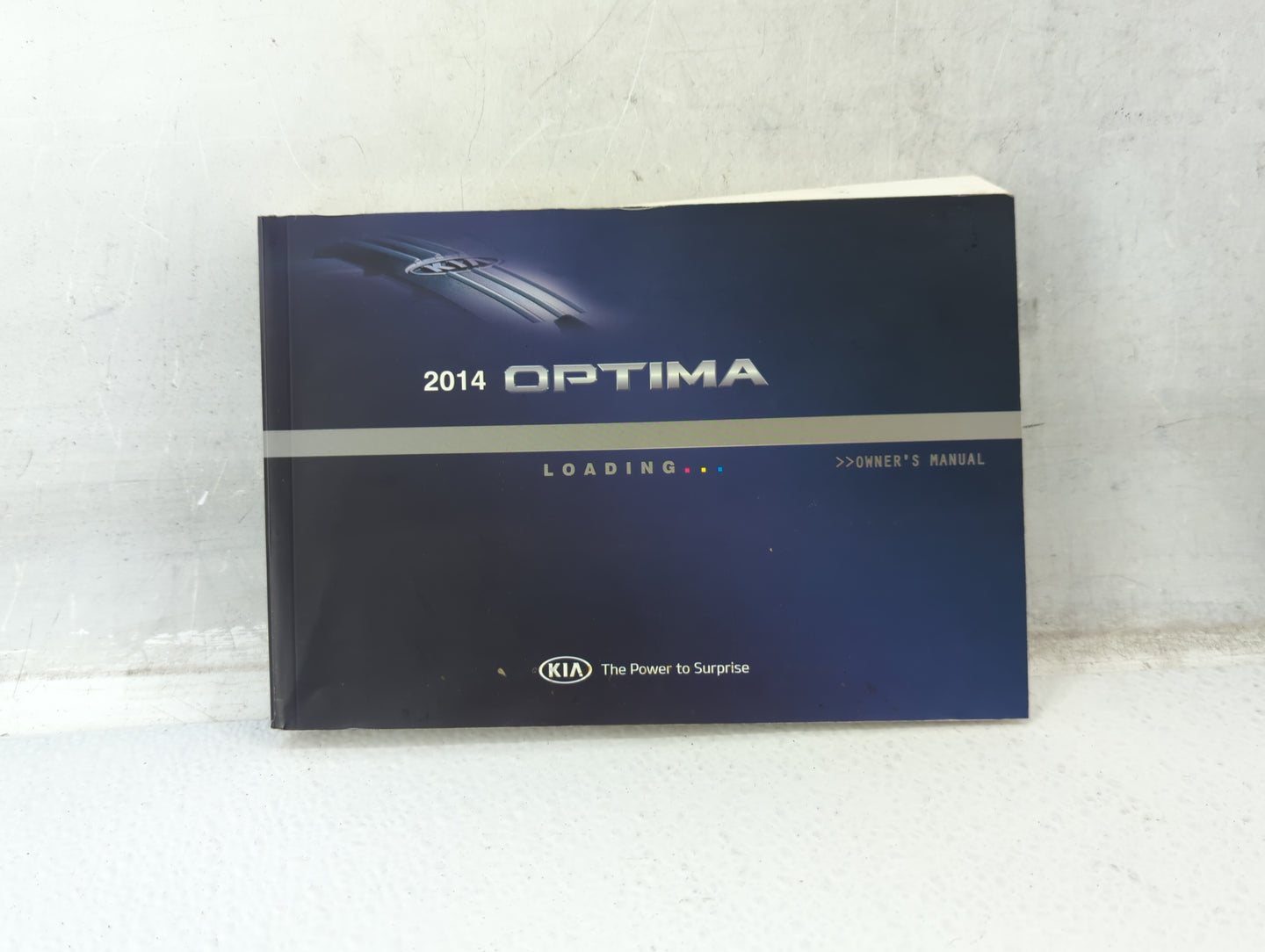2014 Kia Optima Owners Manual Book Guide OEM Used Auto Parts - Oemusedautoparts1.com
