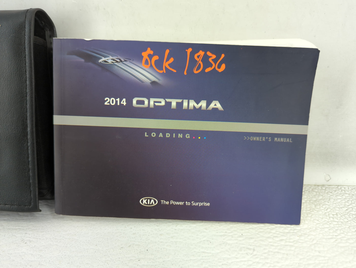 2014 Kia Optima Owners Manual Book Guide P/N:A4CO-EU30C OEM Used Auto Parts - Oemusedautoparts1.com