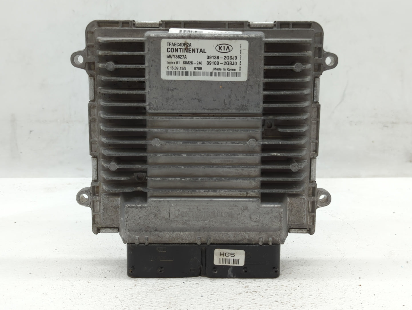 2014-2015 Kia Optima PCM Engine Control Computer ECU ECM PCU OEM P/N:39138-2GBJ0 Fits Fits 2014 2015 OEM Used Auto Parts - O