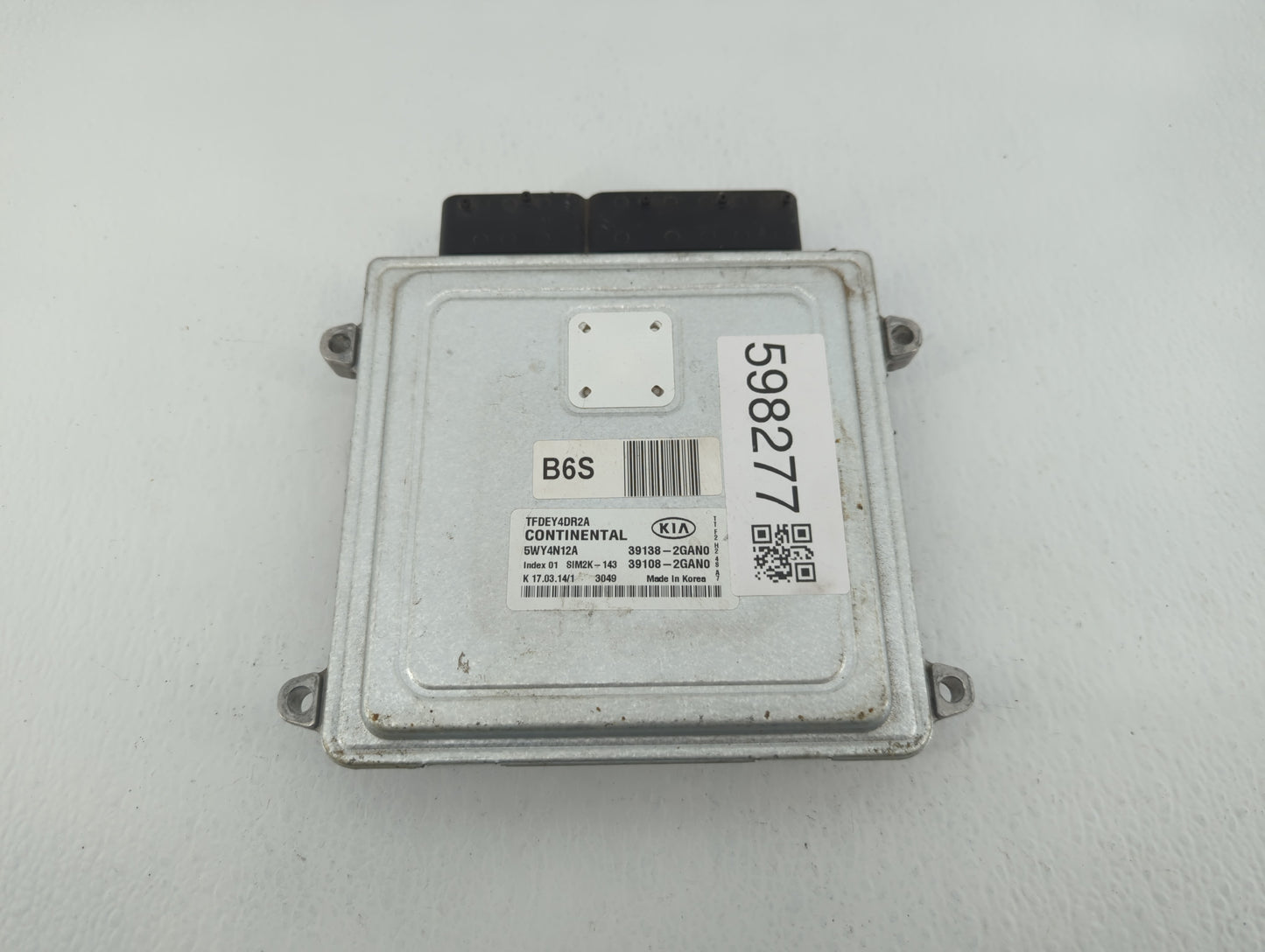 2014-2015 Kia Optima PCM Engine Control Computer ECU ECM PCU OEM P/N:39138-2GAN0 39138-2GBH0 Fits Fits 2014 2015 OEM Used Au
