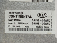 2014 Kia Optima PCM Engine Control Computer ECU ECM PCU OEM P/N:39138-2GAN0 Fits OEM Used Auto Parts - Oemusedautoparts1.com