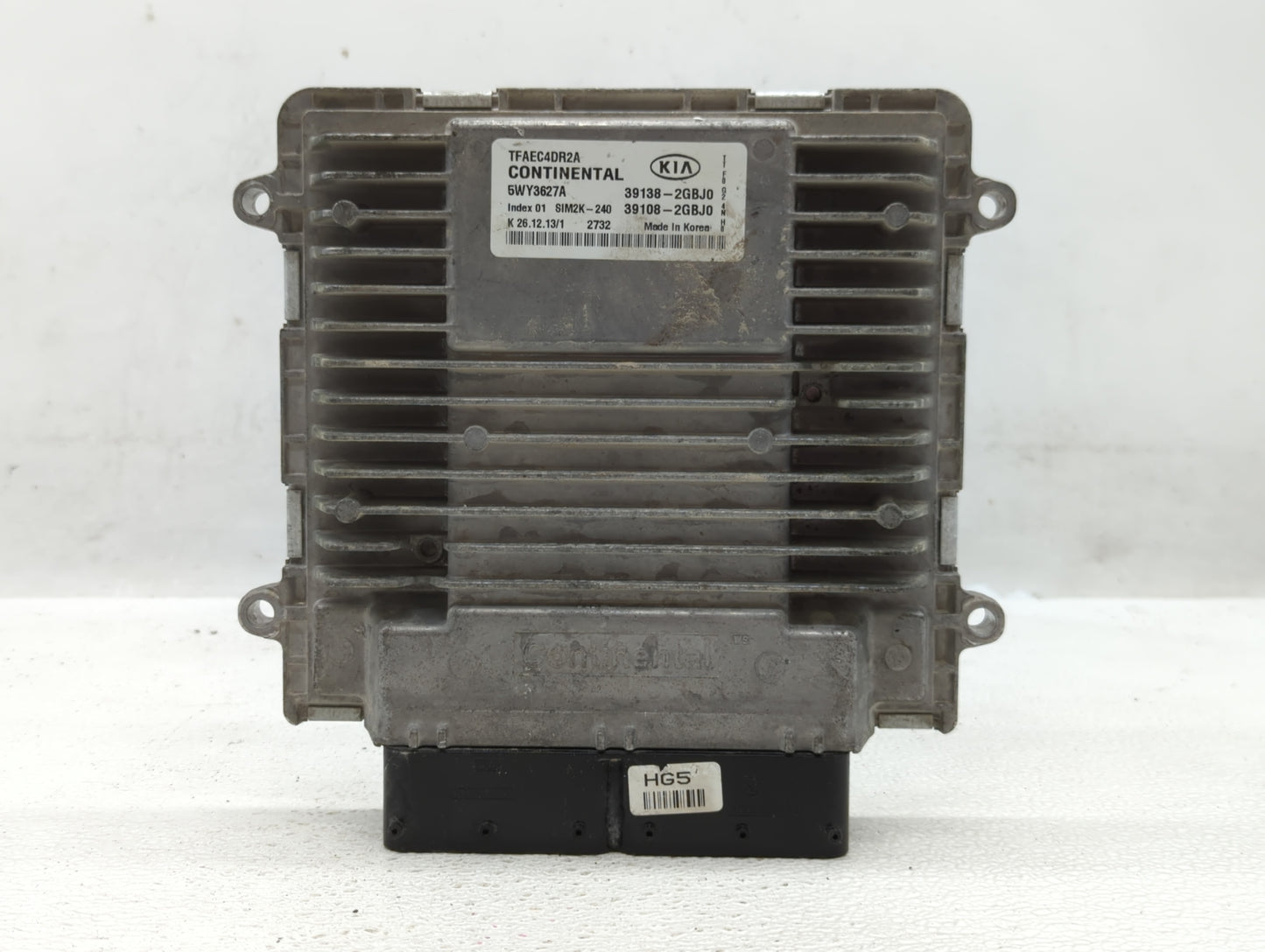 2014-2015 Kia Optima PCM Engine Control Computer ECU ECM PCU OEM P/N:39138-2GBJ0 Fits Fits 2014 2015 OEM Used Auto Parts - O