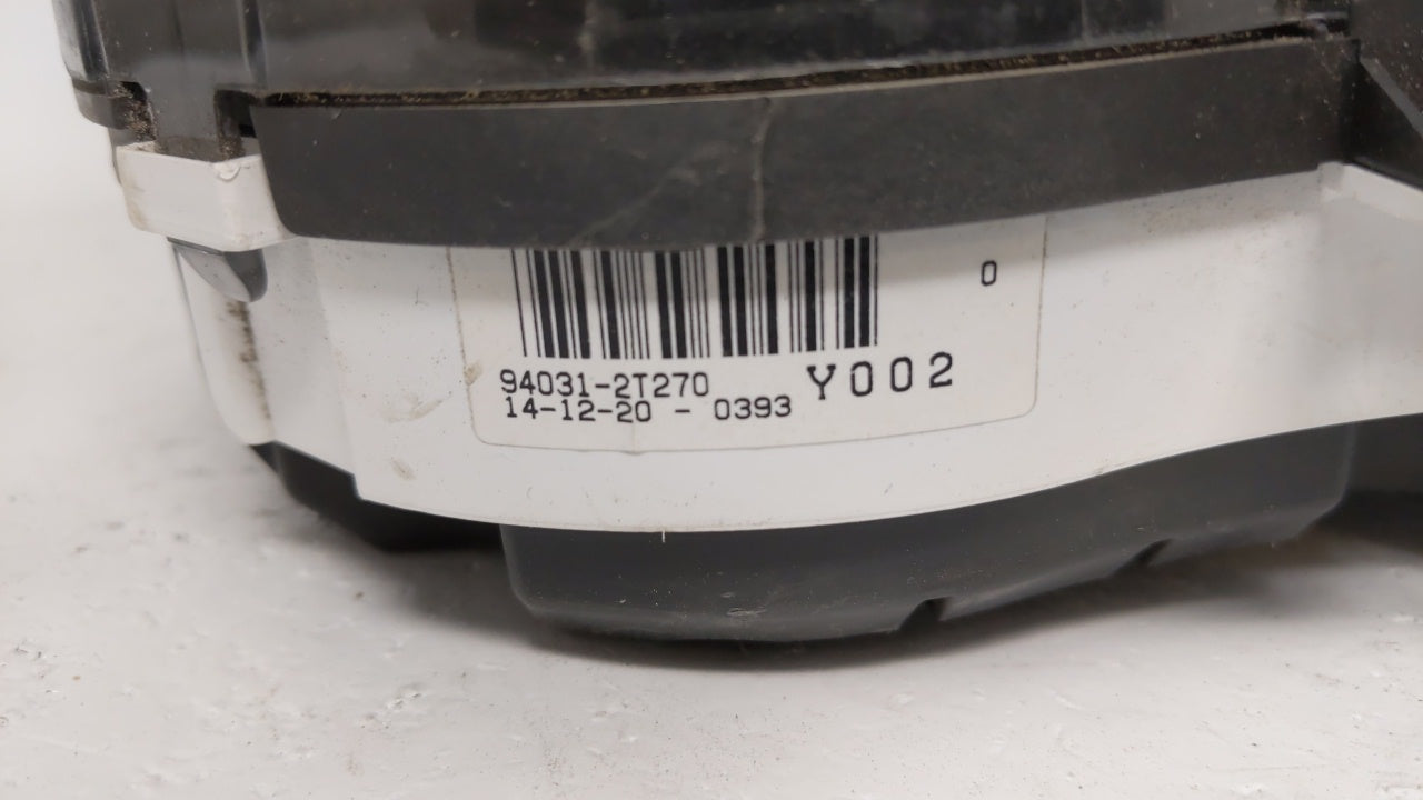 2014-2015 Kia Optima Instrument Cluster Speedometer Gauges P/N:94031-2T270 Miles: Fits Fits 2014 2015 OEM Used Auto Parts - 