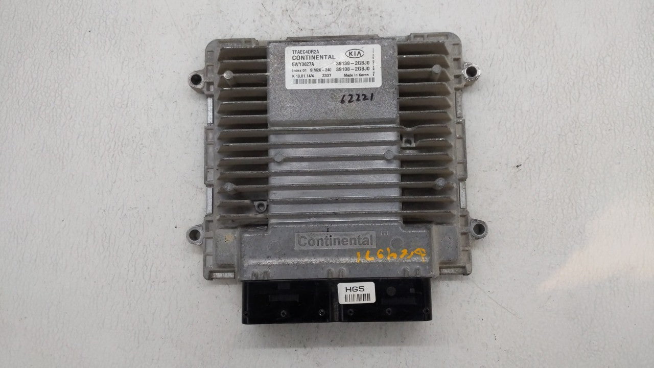 2014-2015 Kia Optima PCM Engine Control Computer ECU ECM PCU OEM P/N:39138-2GBJ0 391082GBJ0, 39108-2GBJ0 Fits Fits 2014 2015