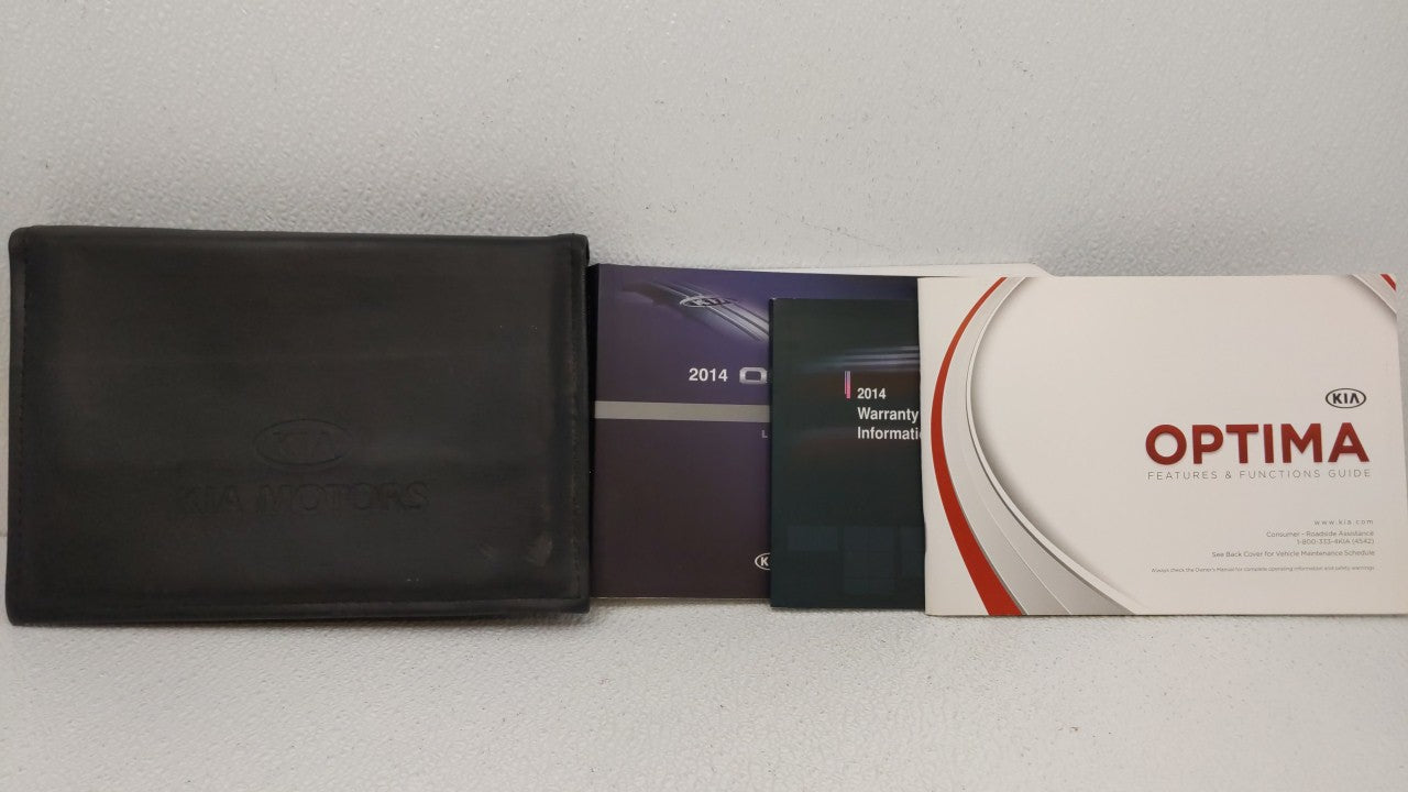 2014 Kia Optima Owners Manual Book Guide OEM Used Auto Parts - Oemusedautoparts1.com
