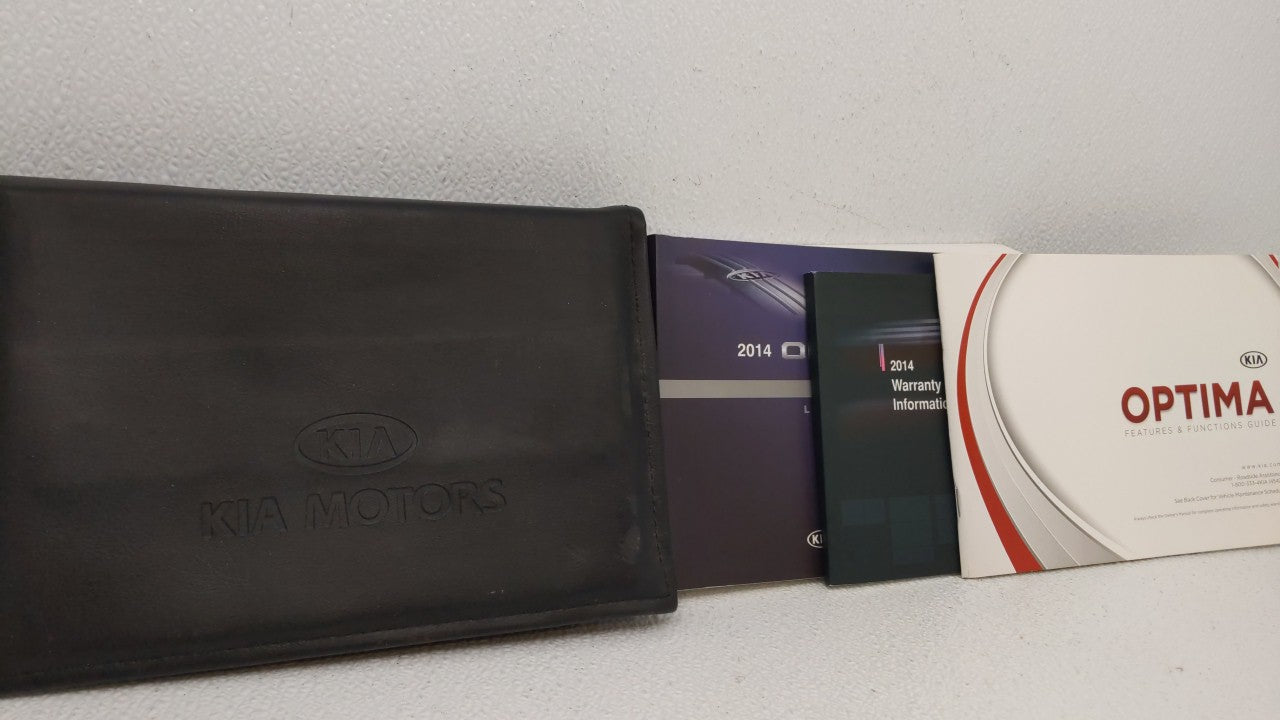 2014 Kia Optima Owners Manual Book Guide OEM Used Auto Parts - Oemusedautoparts1.com