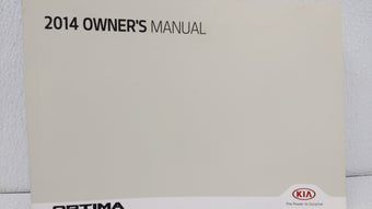 compare product 2014 Kia Optima Owners Manual Book Guide OEM Used Auto Parts
