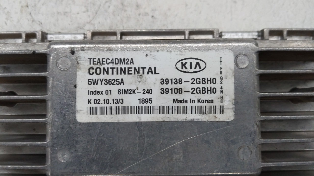 2014-2015 Kia Optima PCM Engine Control Computer ECU ECM PCU OEM P/N:39138-2GBH0 39108-2GBH0, 391382GBH0 Fits Fits 2014 2015