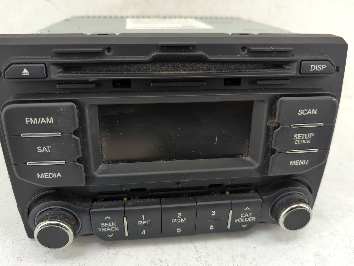 2012-2015 Kia Rio Radio AM FM Cd Player Receiver Replacement P/N:96170-1W900CA Fits Fits 2012 2013 2014 2015 OEM Used Auto P