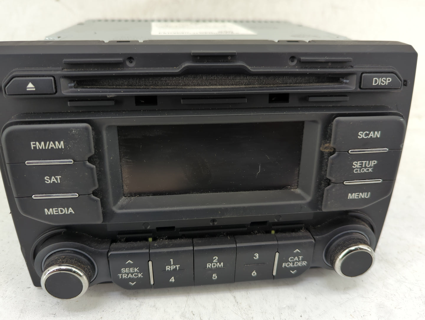 2012-2015 Kia Rio Radio AM FM Cd Player Receiver Replacement P/N:96170-1W900CA Fits Fits 2012 2013 2014 2015 OEM Used Auto P
