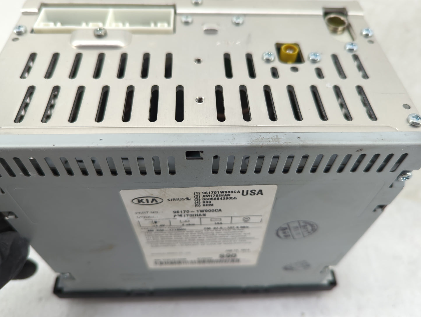 2012-2015 Kia Rio Radio AM FM Cd Player Receiver Replacement P/N:96170-1W900CA Fits Fits 2012 2013 2014 2015 OEM Used Auto P