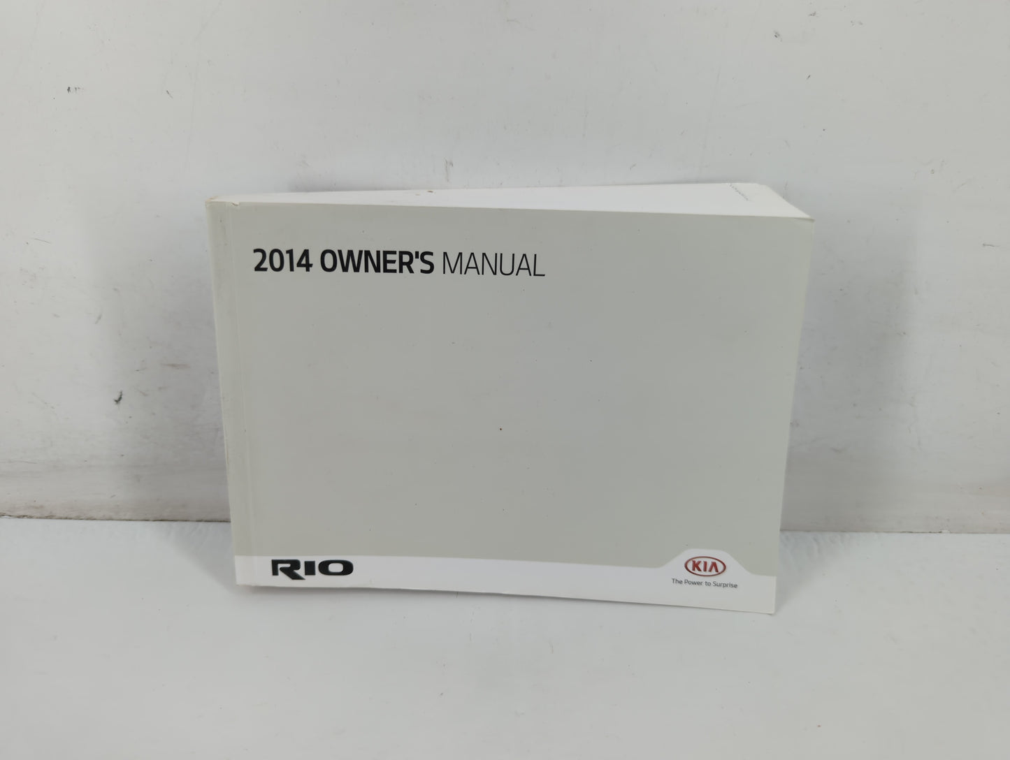 2014 Kia Rio Owners Manual Book Guide P/N:E1WO-EC44D OEM Used Auto Parts - Oemusedautoparts1.com