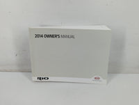 2014 Kia Rio Owners Manual Book Guide P/N:E1WO-EC44D OEM Used Auto Parts - Oemusedautoparts1.com