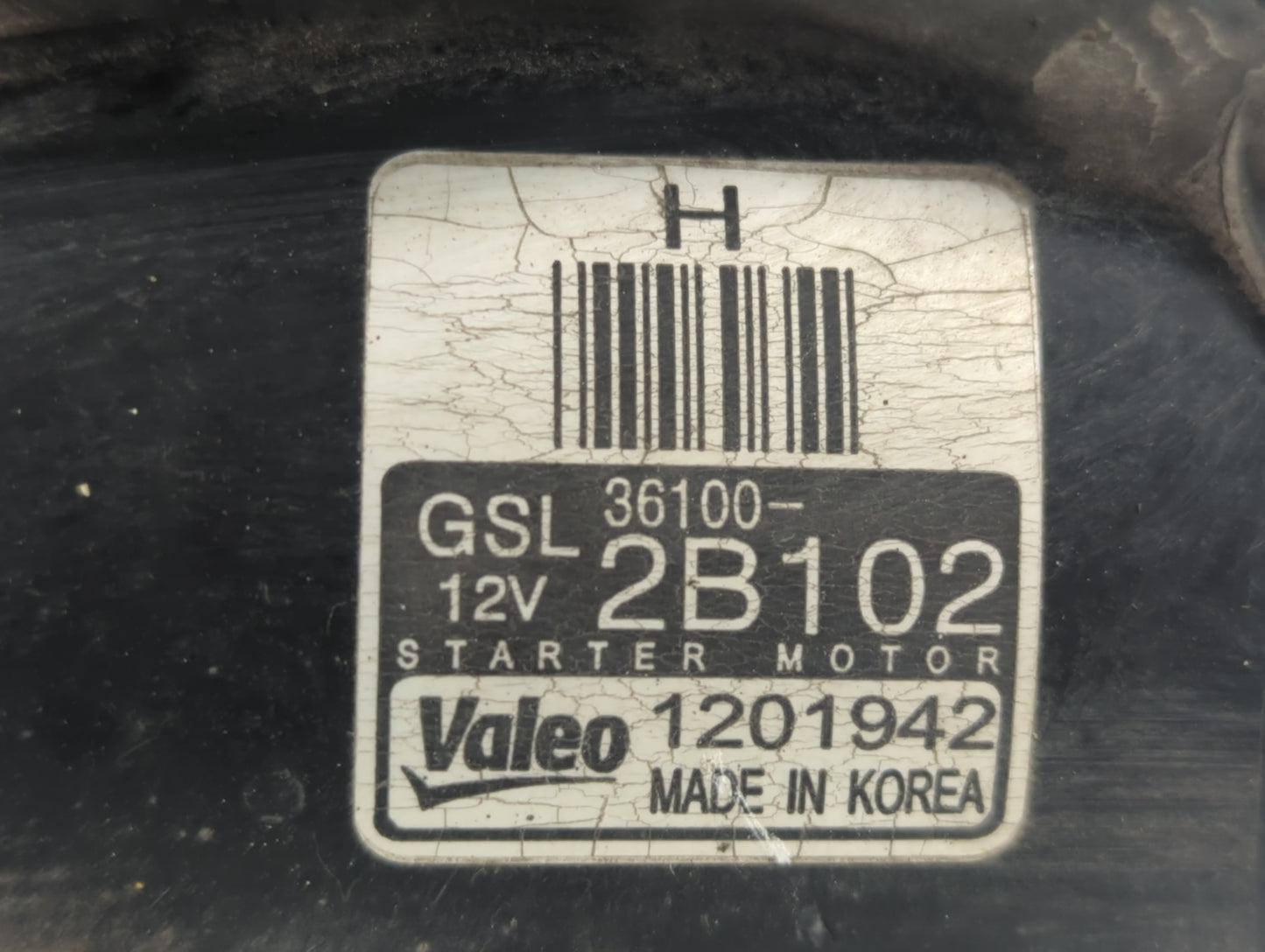 2013-2014 Kia Rio Car Starter Motor Solenoid OEM P/N:36100-2B102 Fits Fits 2012 2013 2014 2015 2016 2017 OEM Used Auto Parts