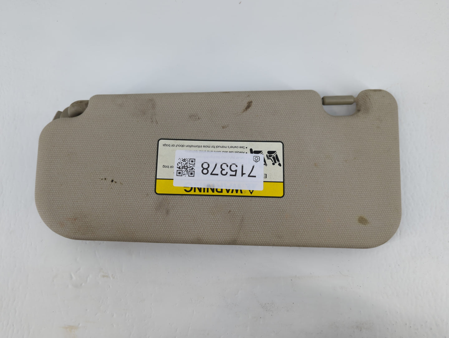 2012-2017 Kia Rio Sun Visor Shade Replacement Passenger Right Mirror Fits Fits 2012 2013 2014 2015 2016 2017 OEM Used Auto P
